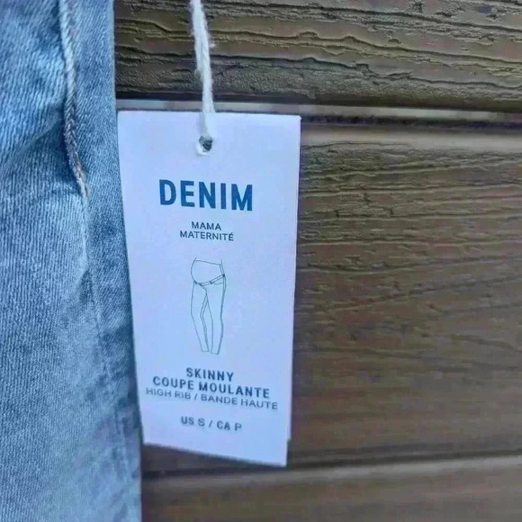 H&M Mama Maternity Skinny Jeans with Panel Size Small NWT - Picture 6 of 6